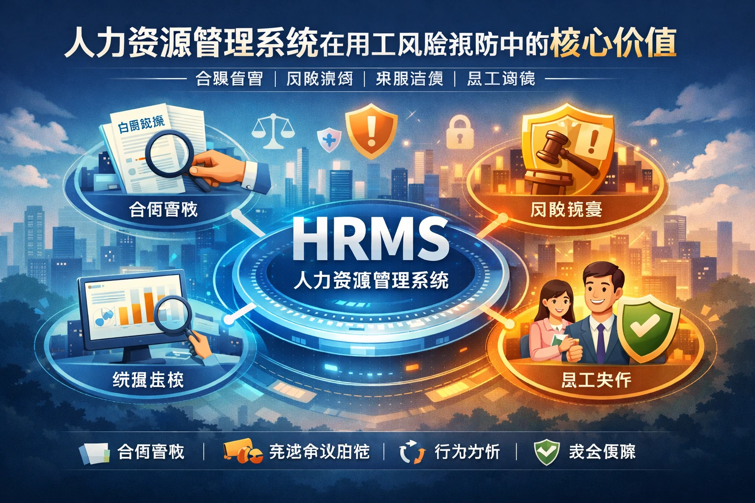 人力资源管理系统在用工风险预防中的核心价值