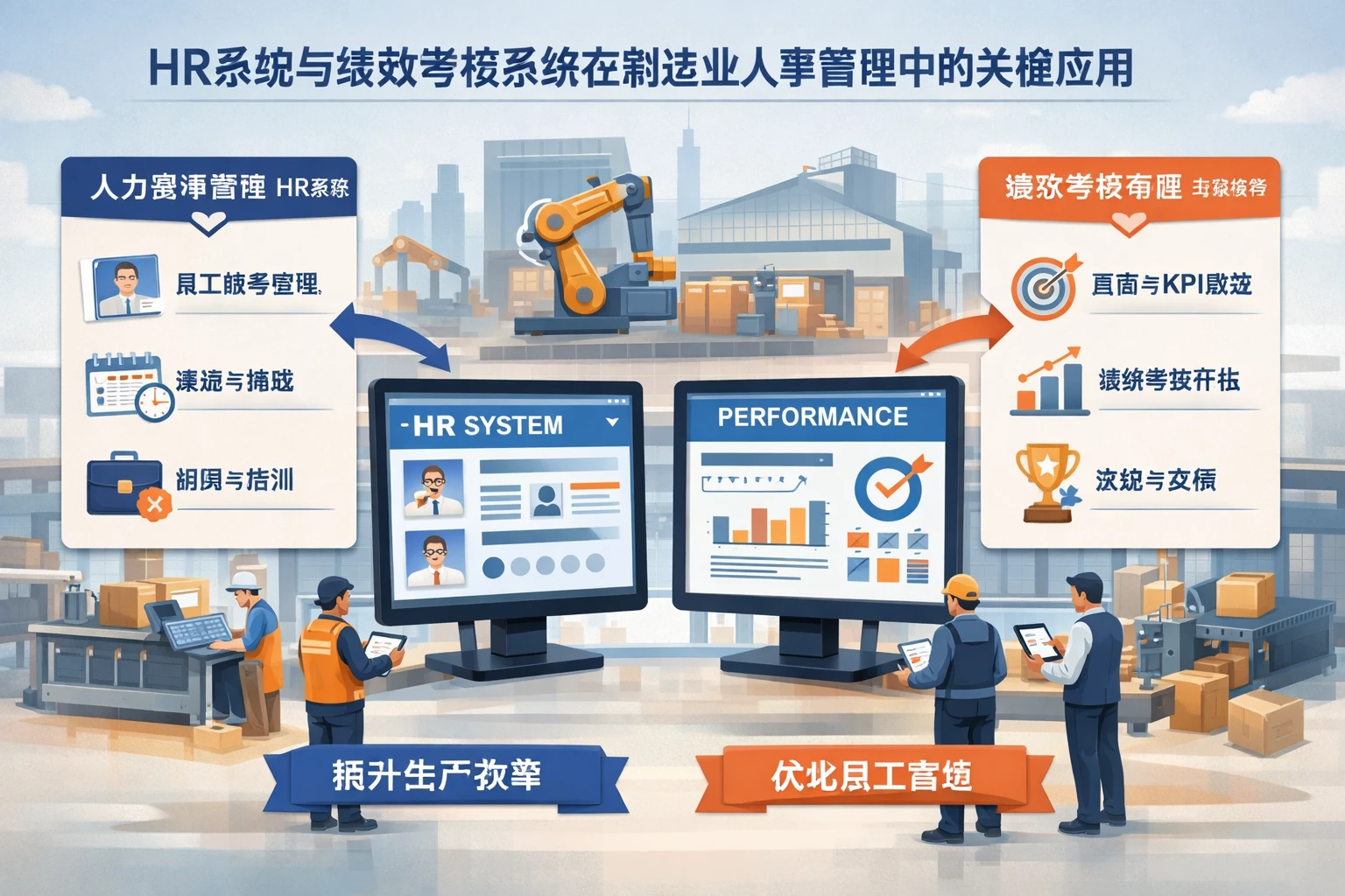 HR系统与绩效考核系统在制造业人事管理中的关键应用