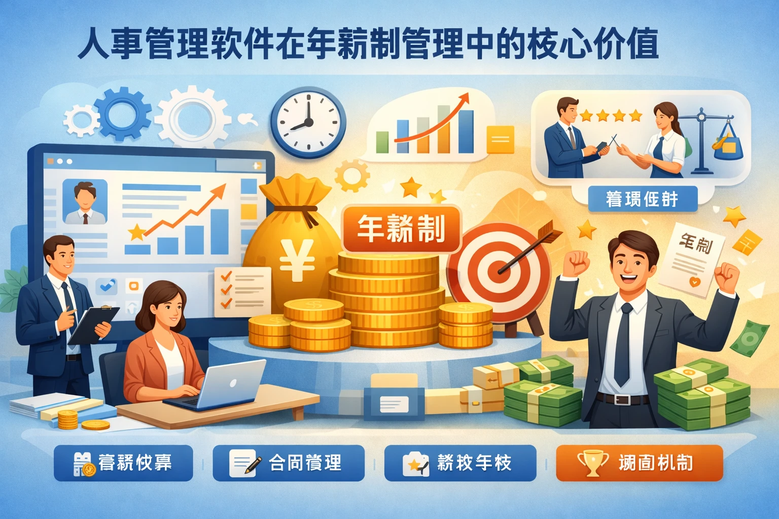 人事管理软件在年薪制管理中的核心价值