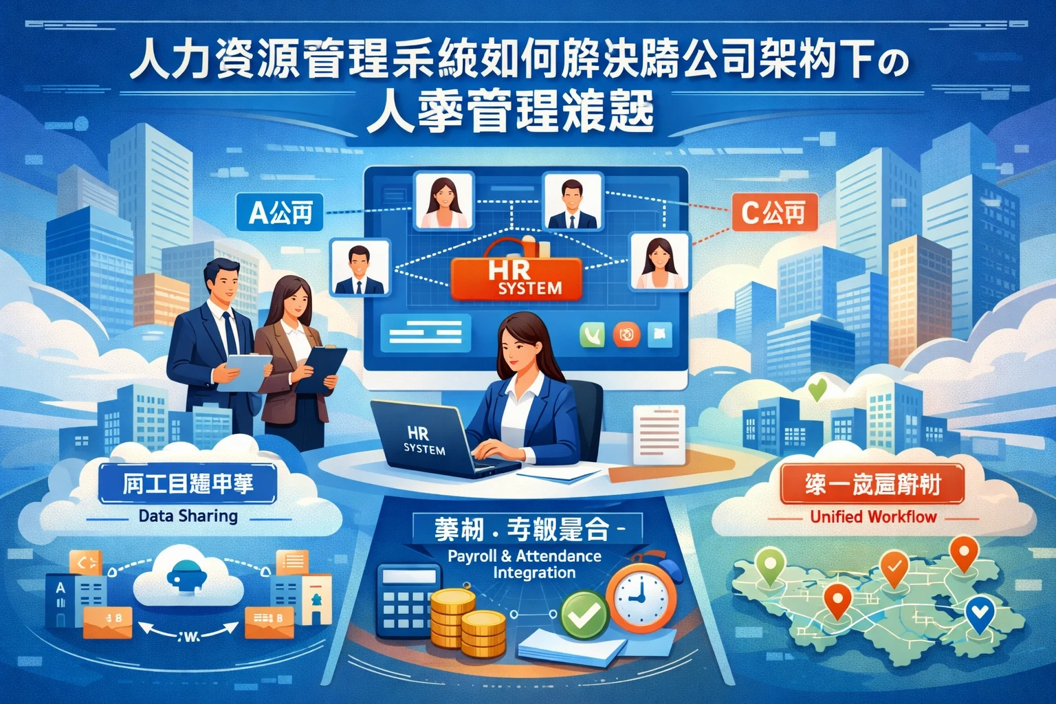 人力资源管理系统如何解决跨公司架构下的人事管理难题