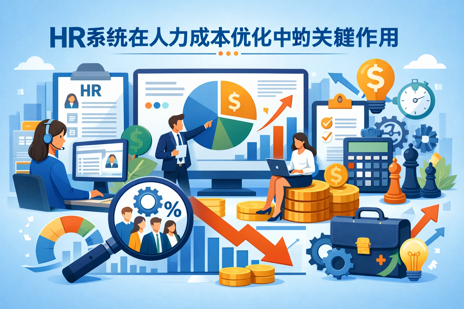 HR系统在人力成本优化中的关键作用