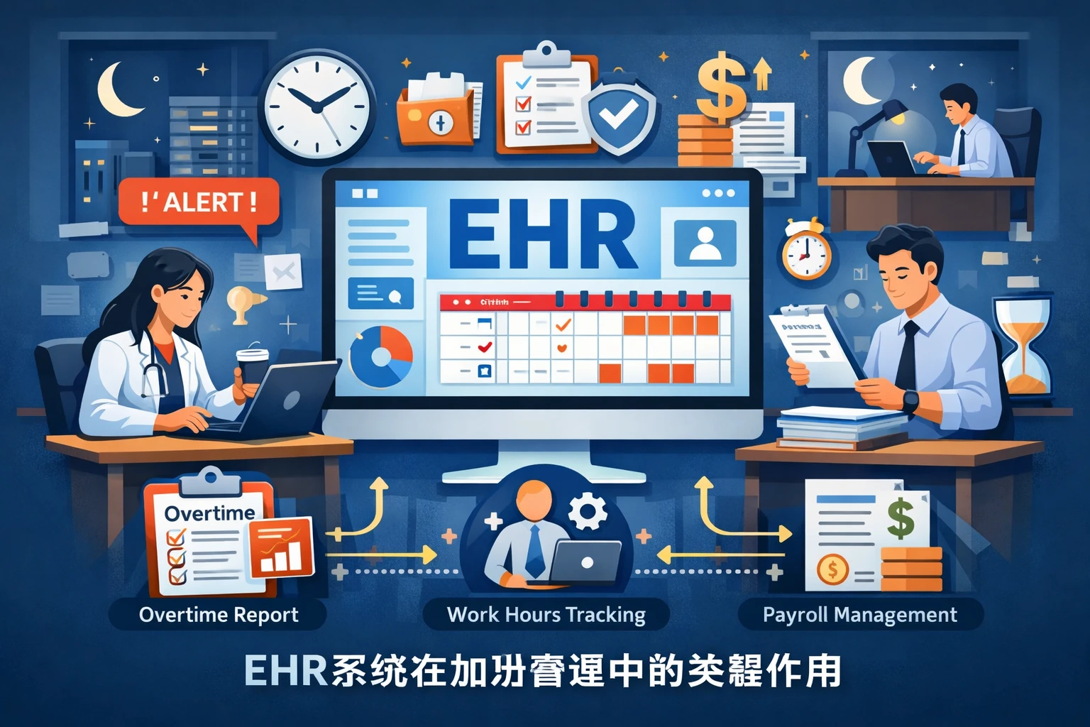 EHR系统在加班管理中的关键作用
