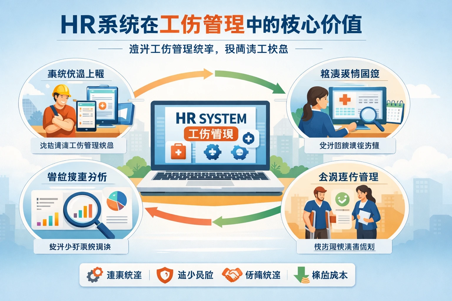 HR系统在工伤管理中的核心价值