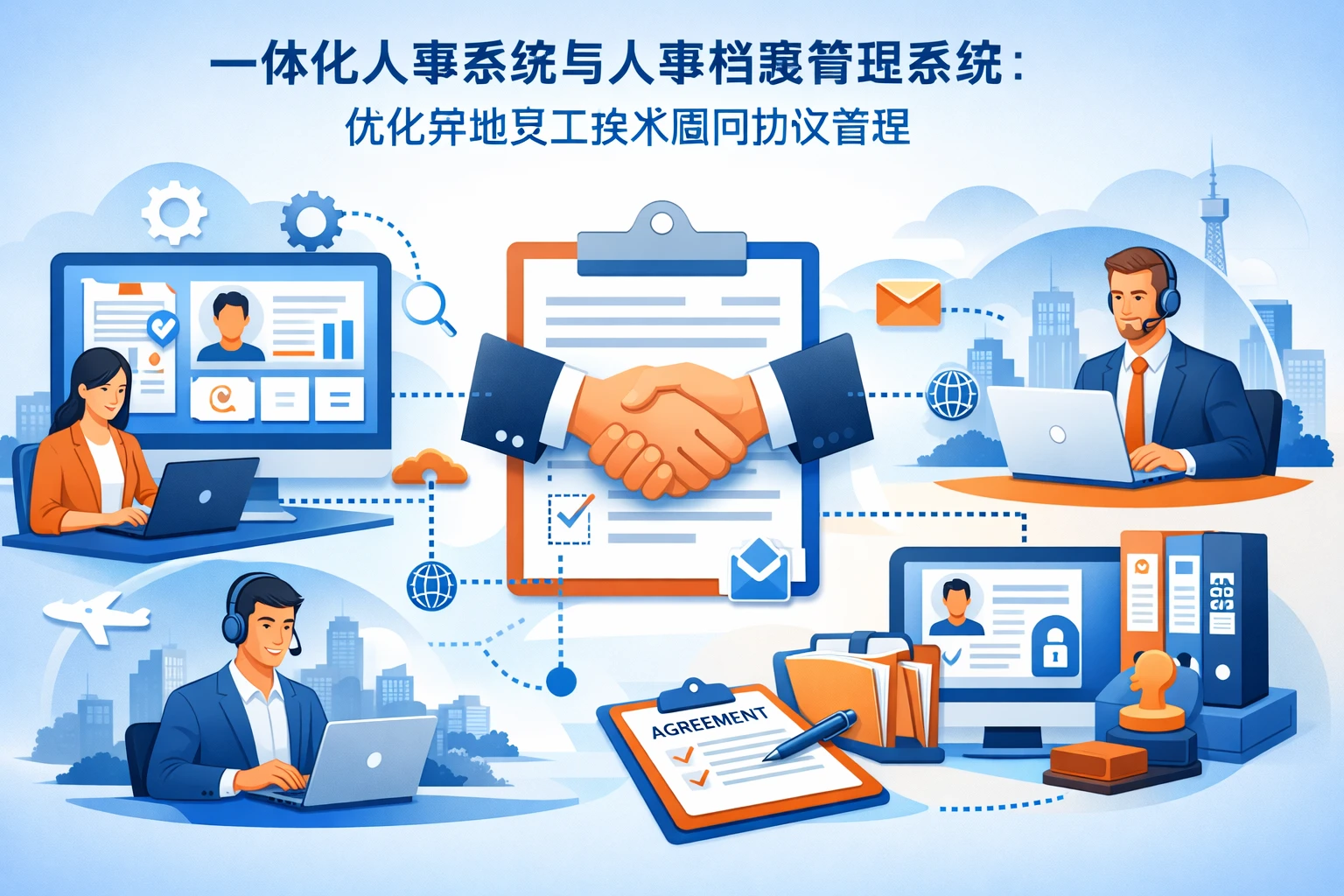 一体化人事系统与人事档案管理系统：优化异地员工技术顾问协议管理