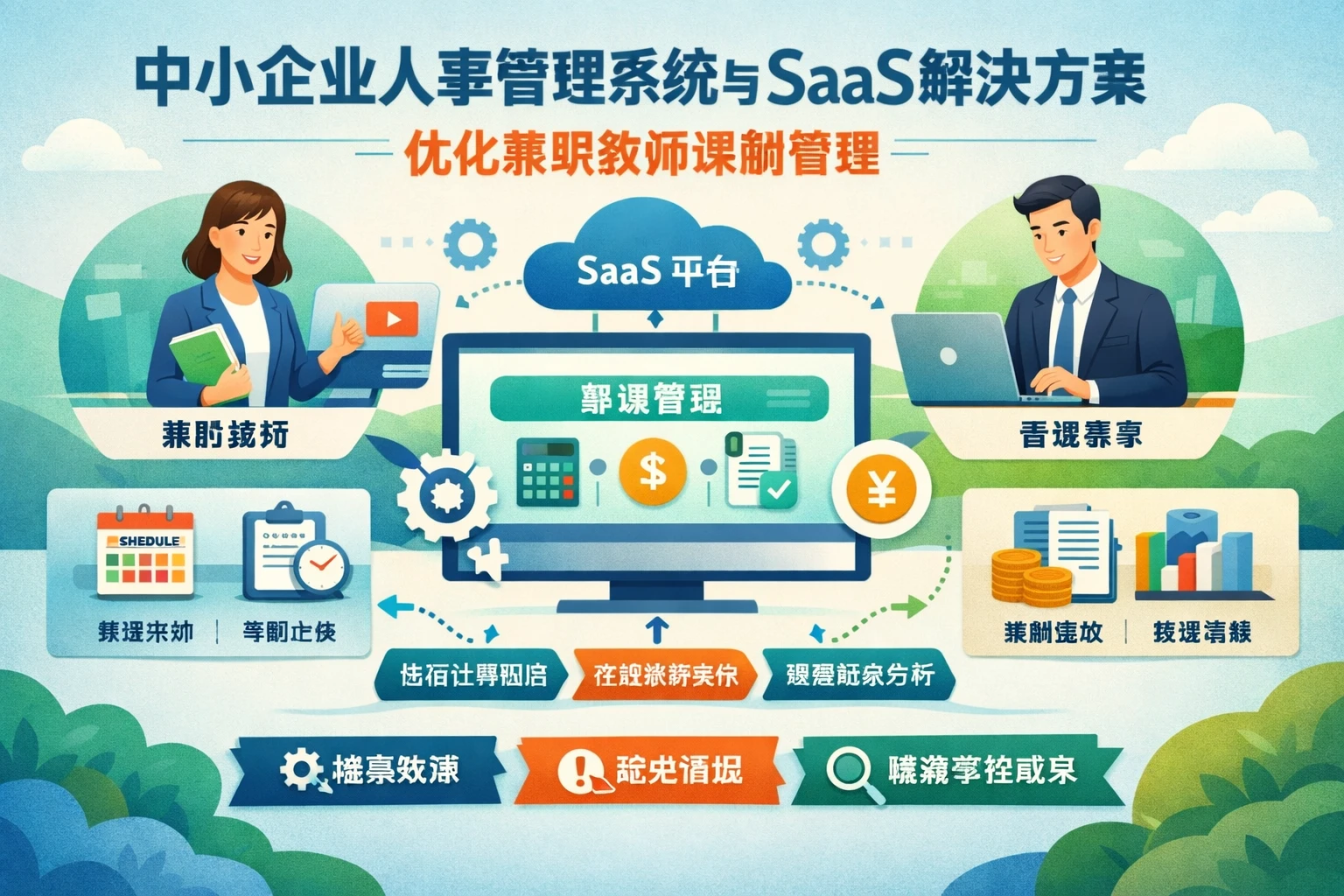 中小企业人事管理系统与SaaS解决方案:优化兼职教师课酬管理