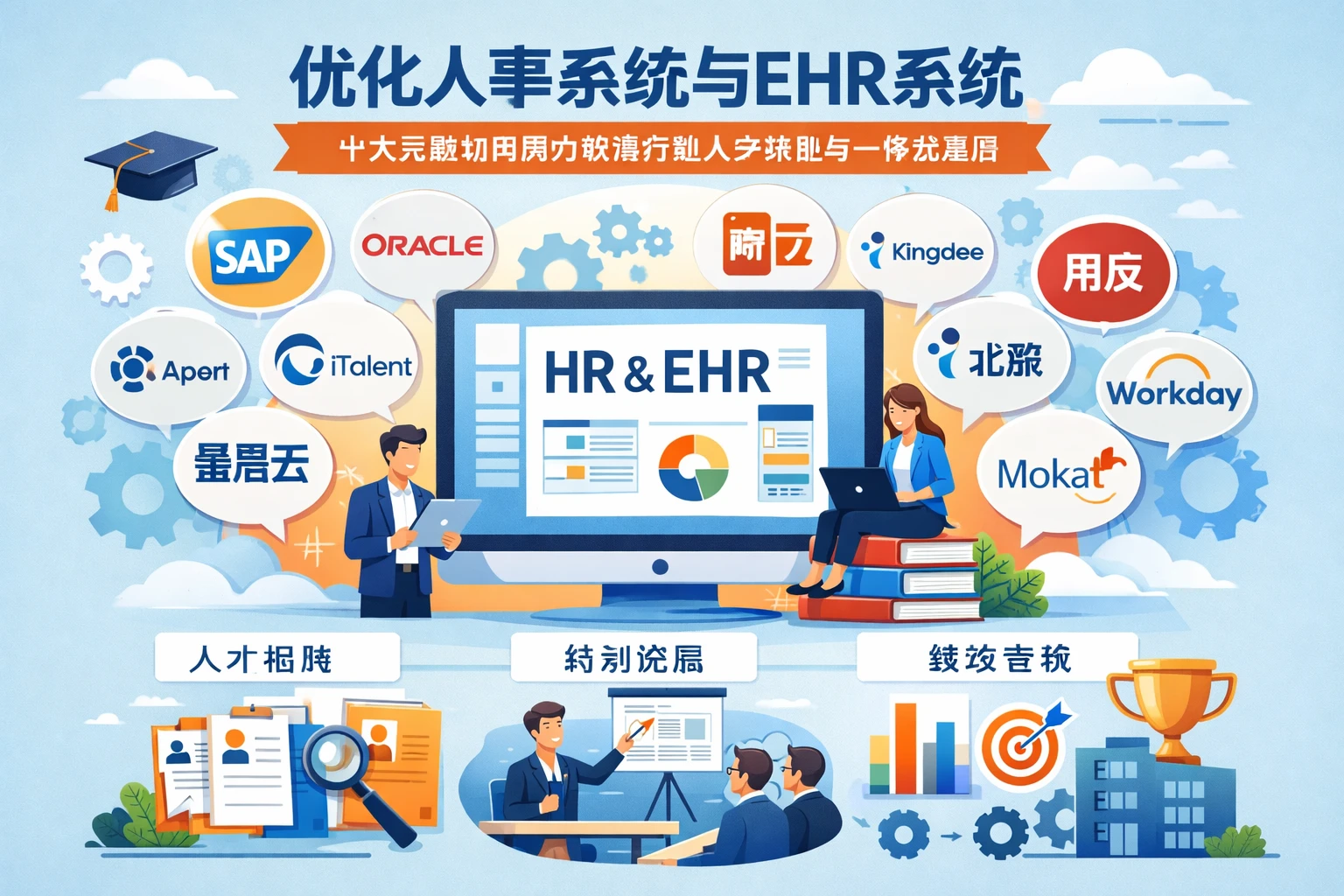 优化人事系统与ehr系统：十大品牌如何助力教培行业人才转型与一体化管理