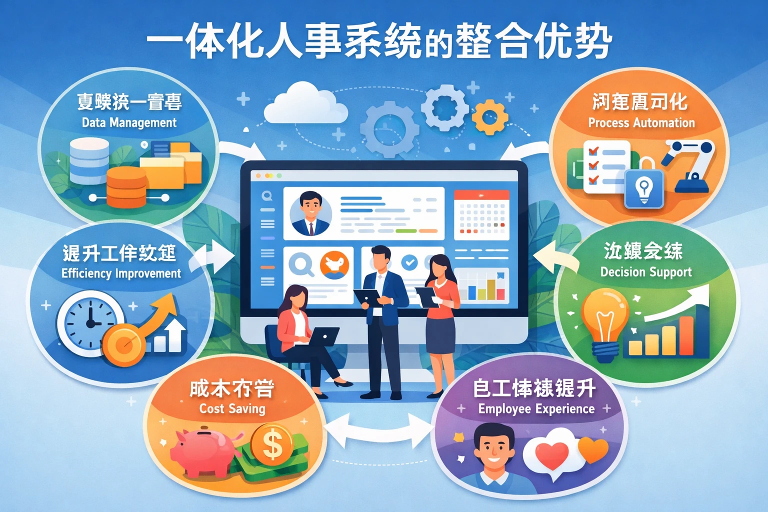 一体化人事系统的整合优势
