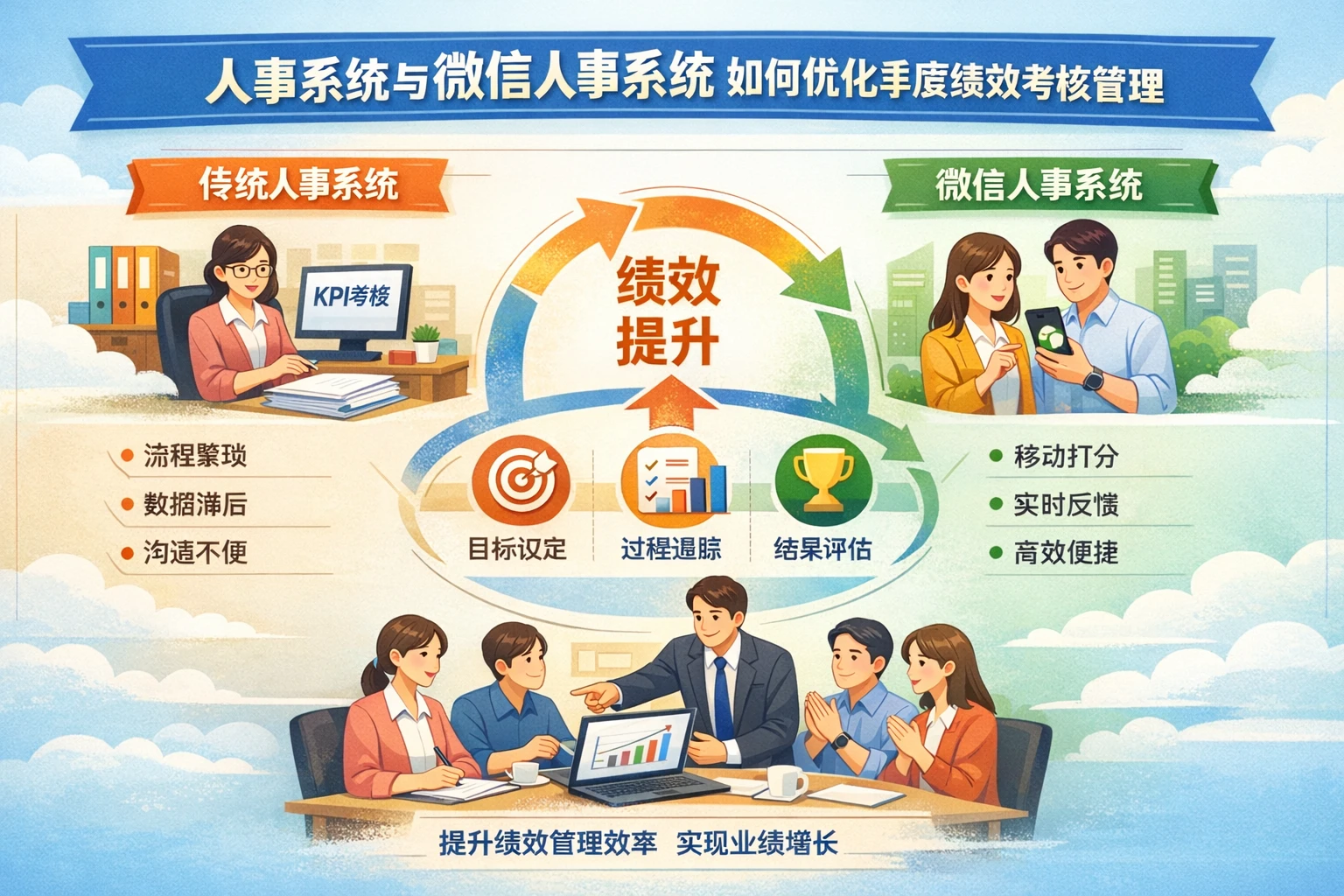 人事系统与微信人事系统如何优化季度绩效考核管理