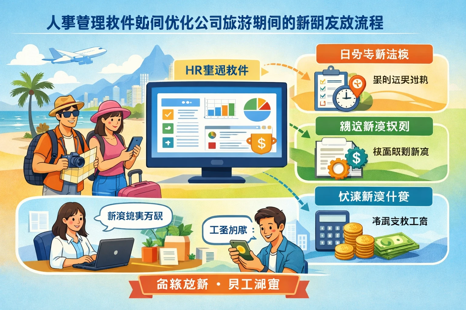 人事管理软件如何优化公司旅游期间的薪酬发放流程