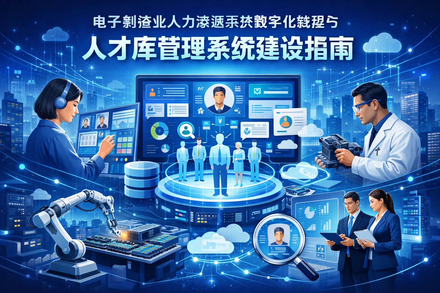 电子制造业人力资源系统数字化转型与人才库管理系统建设指南