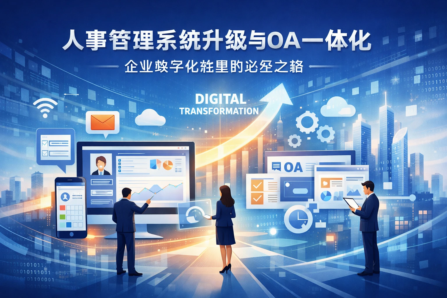 人事管理系统升级与OA一体化：企业数字化转型的必经之路