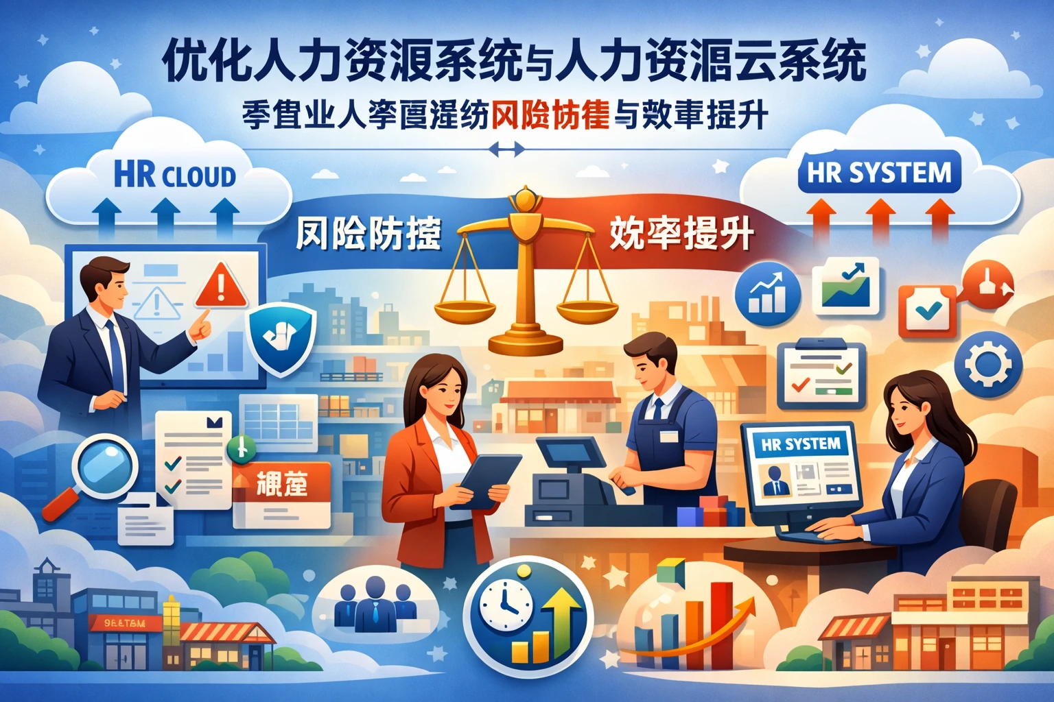 优化人力资源系统与人力资源云系统：零售业人事管理的风险防控与效率提升