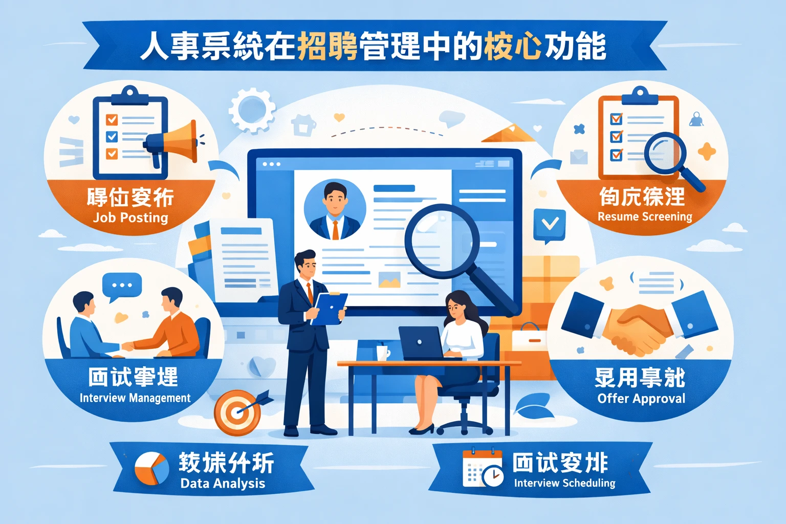 人事系统在招聘管理中的核心功能