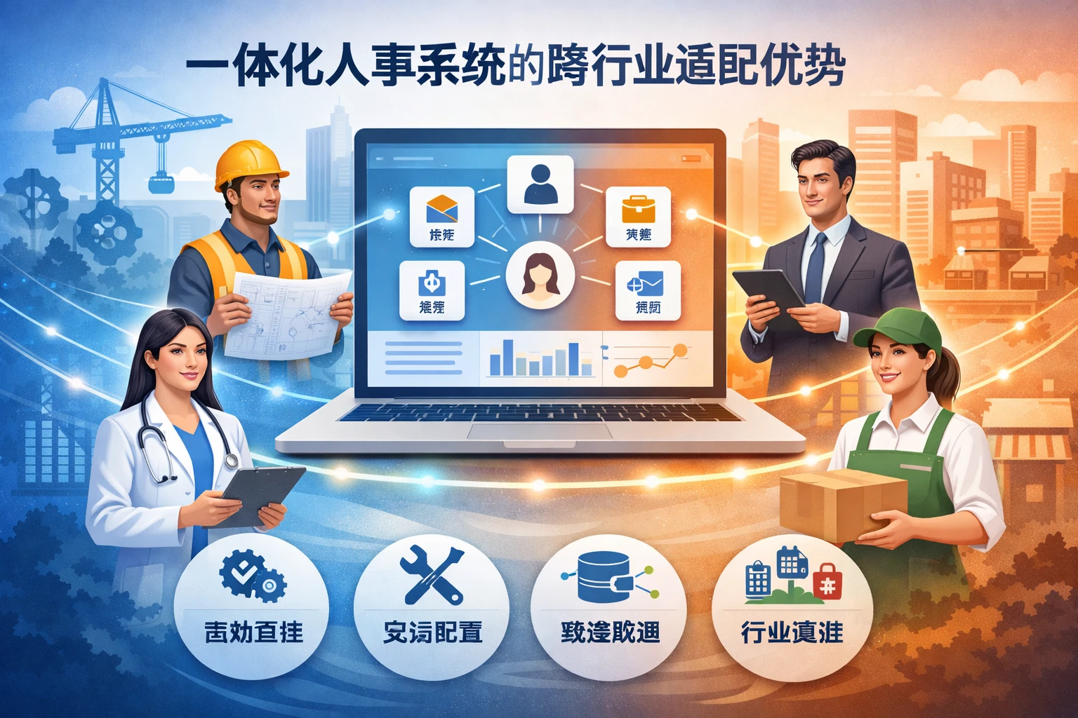 一体化人事系统的跨行业适配优势