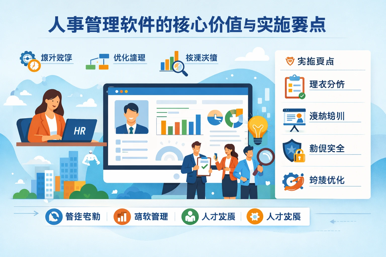 人事管理软件的核心价值与实施要点