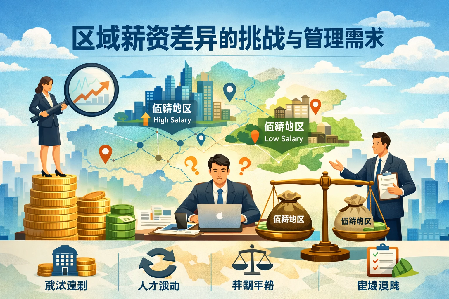 区域薪资差异的挑战与管理需求