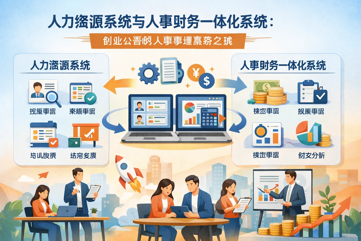 人力资源系统与人事财务一体化系统：创业公司的人事管理革新之路