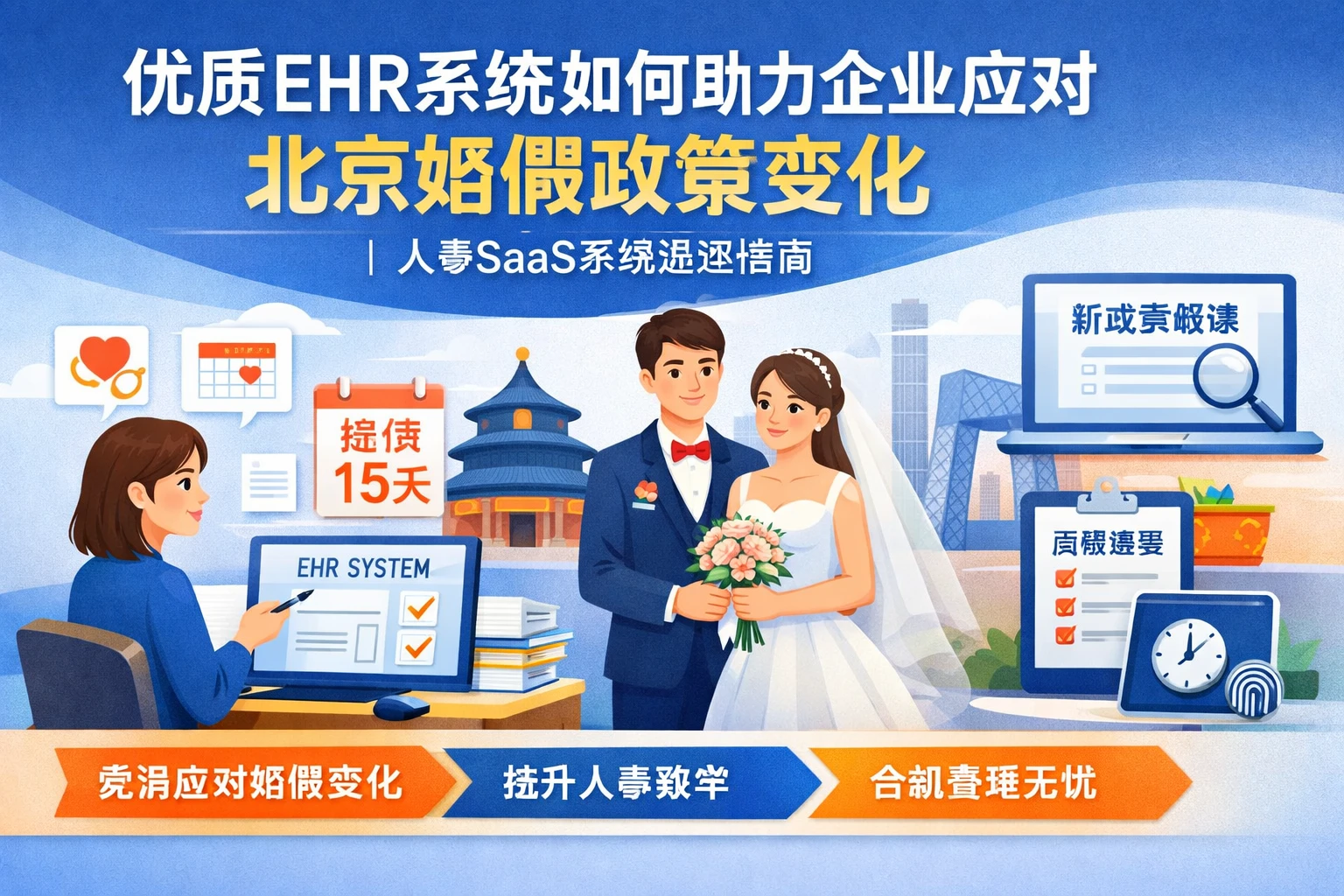 优质ehr系统如何助力企业应对北京婚假政策变化 | 人事SaaS系统选型指南