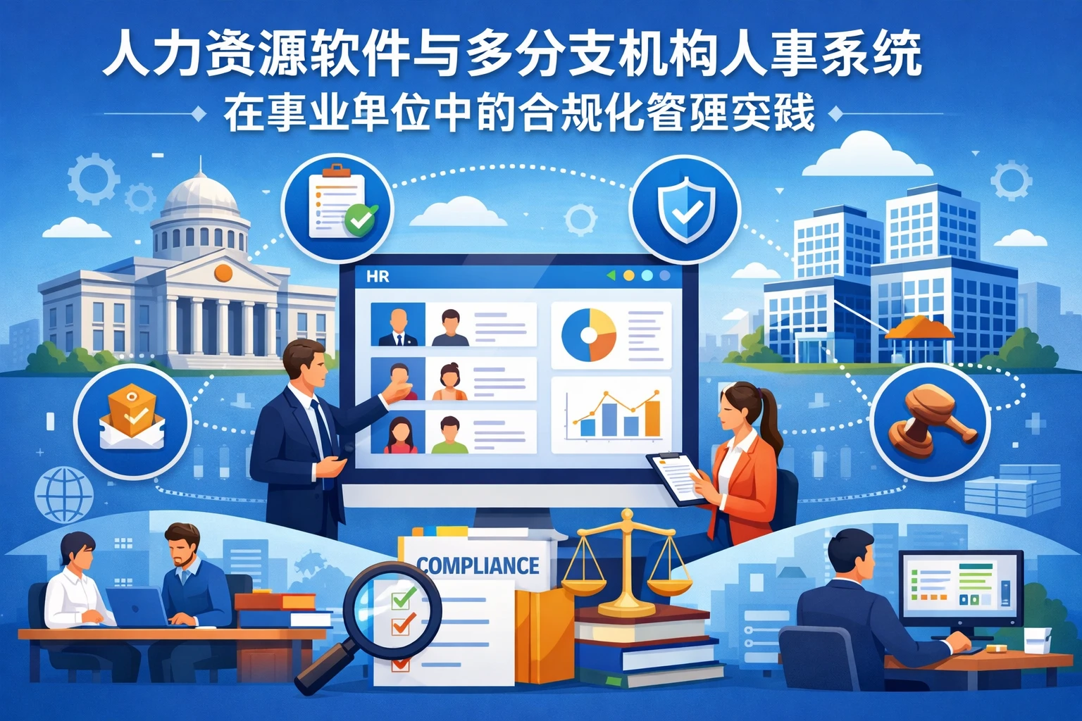 人力资源软件与多分支机构人事系统在事业单位中的合规化管理实践