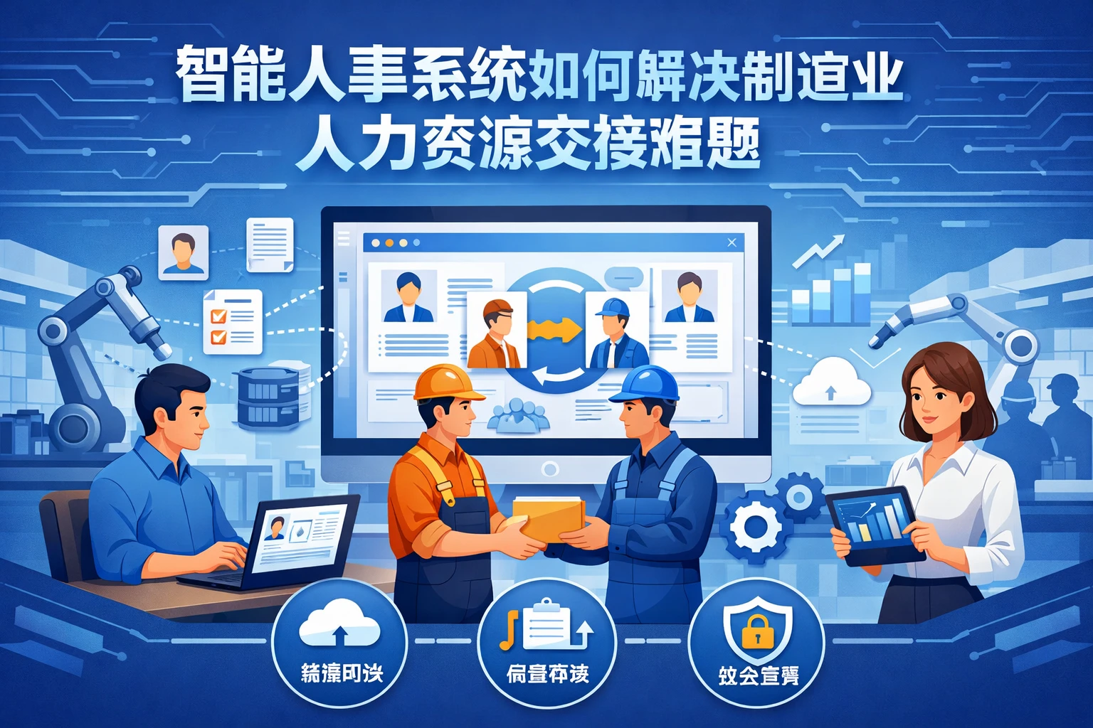 智能人事系统如何解决制造业人力资源交接难题
