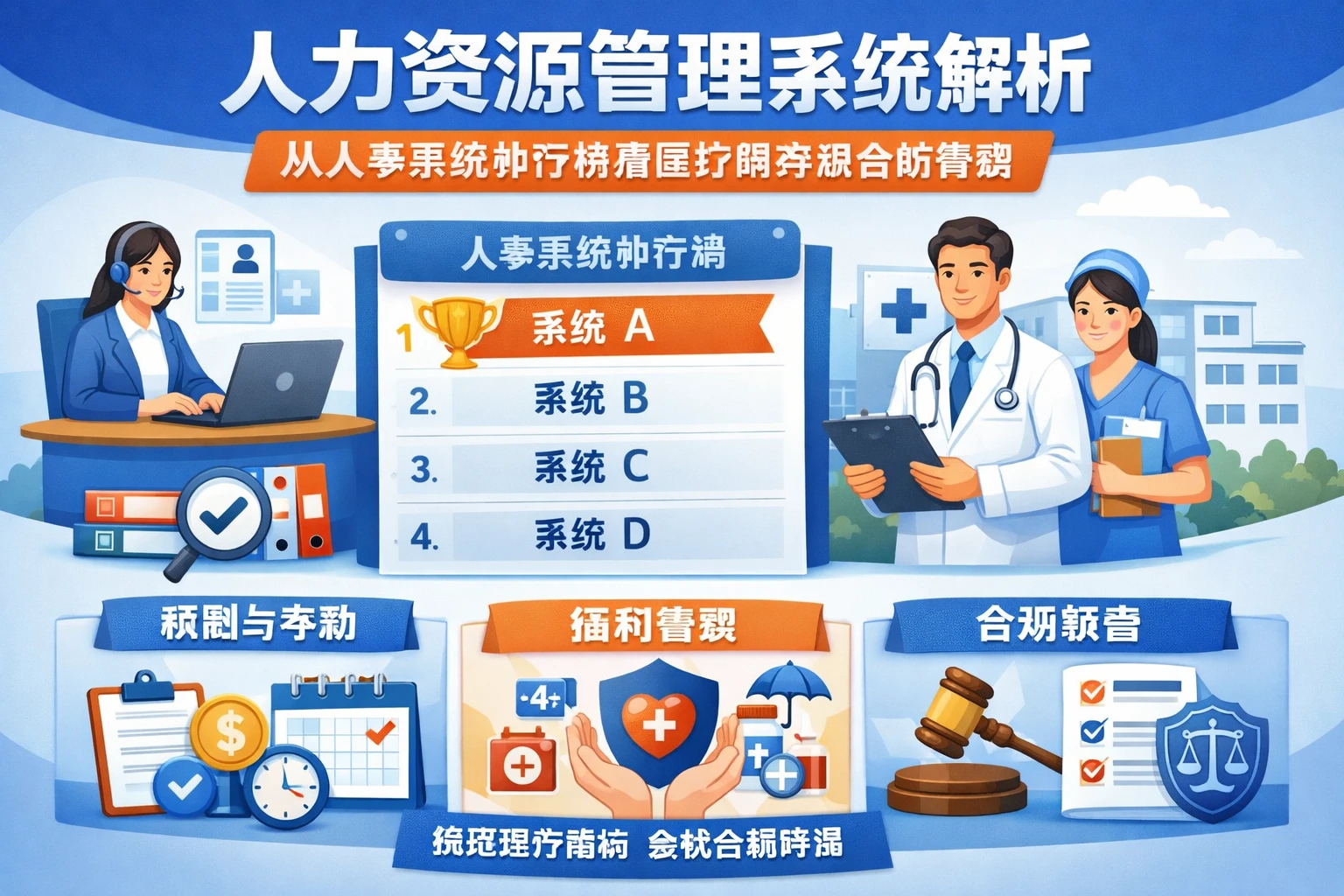 人力资源管理系统解析：从人事系统排行榜看医疗期待遇合规管理