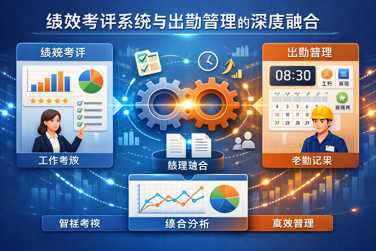 绩效考评系统与出勤管理的深度融合