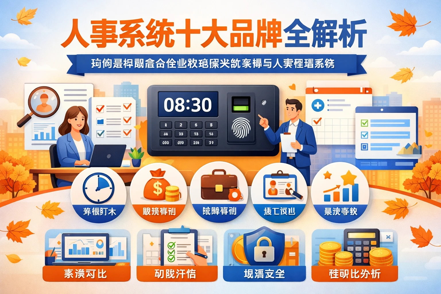 人事系统十大品牌全解析：如何选择最适合企业秋招需求的考勤与人事管理系统