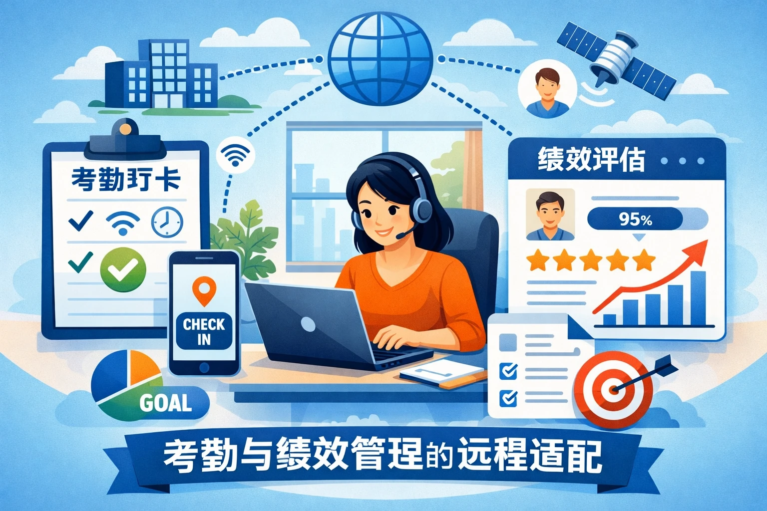 考勤与绩效管理的远程适配