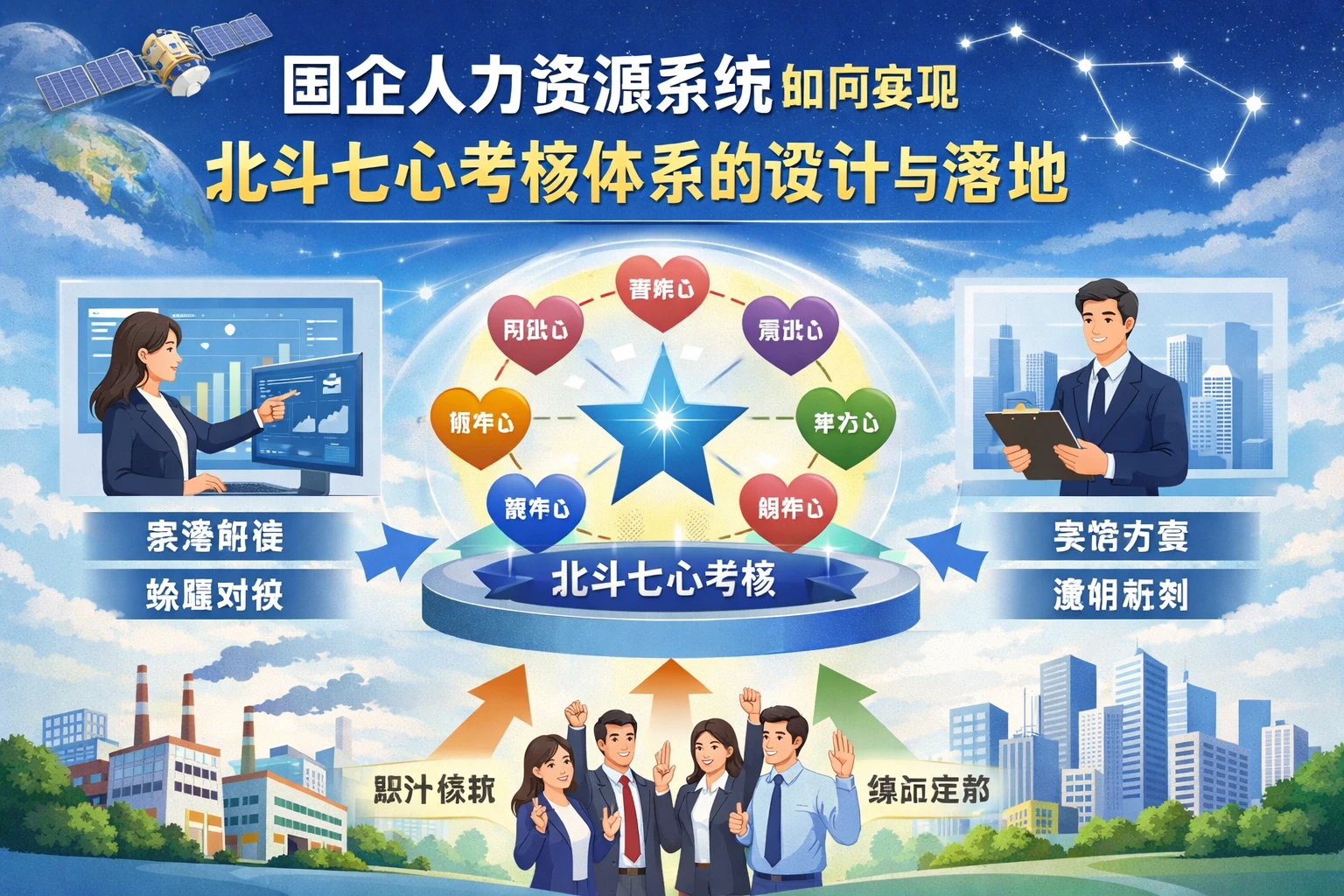 国企人力资源系统如何实现北斗七心考核体系的设计与落地