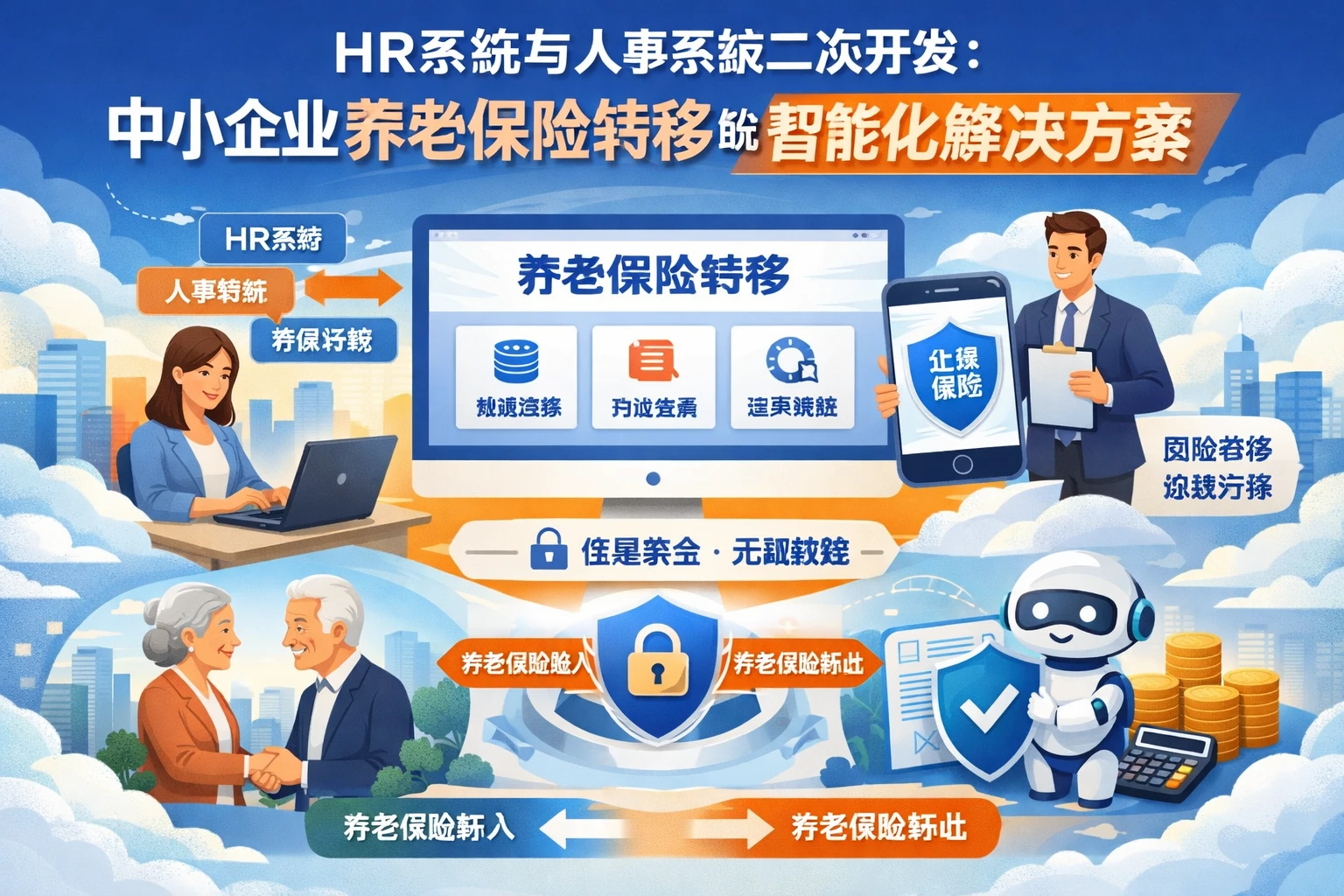 HR系统与人事系统二次开发：中小企业养老保险转移的智能化解决方案