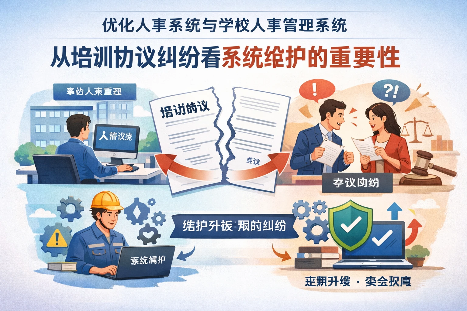 优化人事系统与学校人事管理系统：从培训协议纠纷看系统维护的重要性