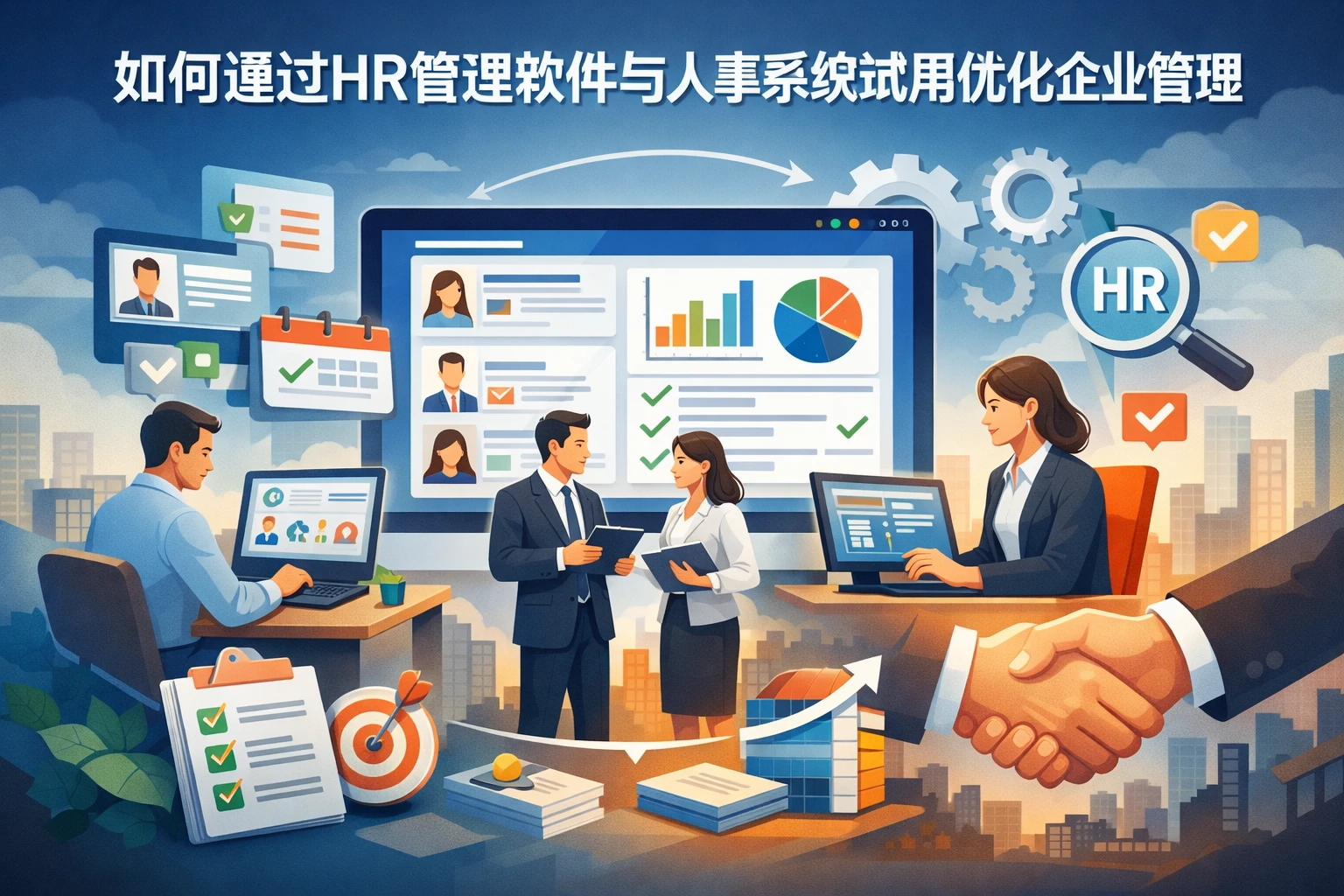 如何通过HR管理软件与人事系统试用优化企业管理制度执行