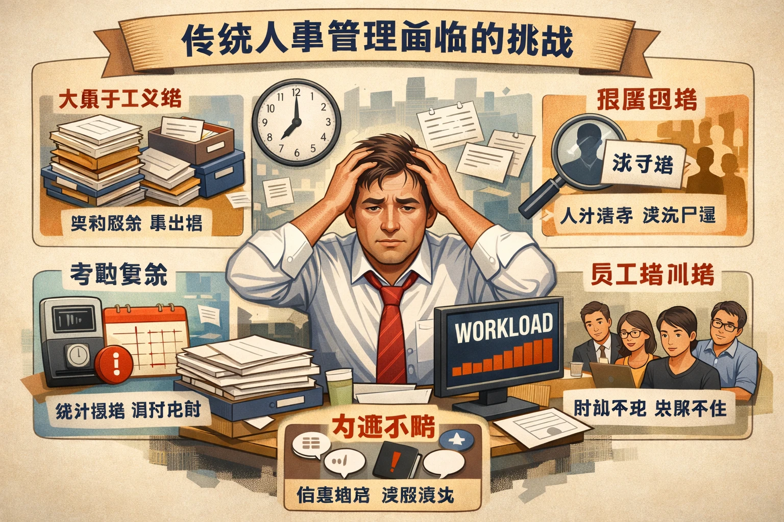 传统人事管理面临的挑战