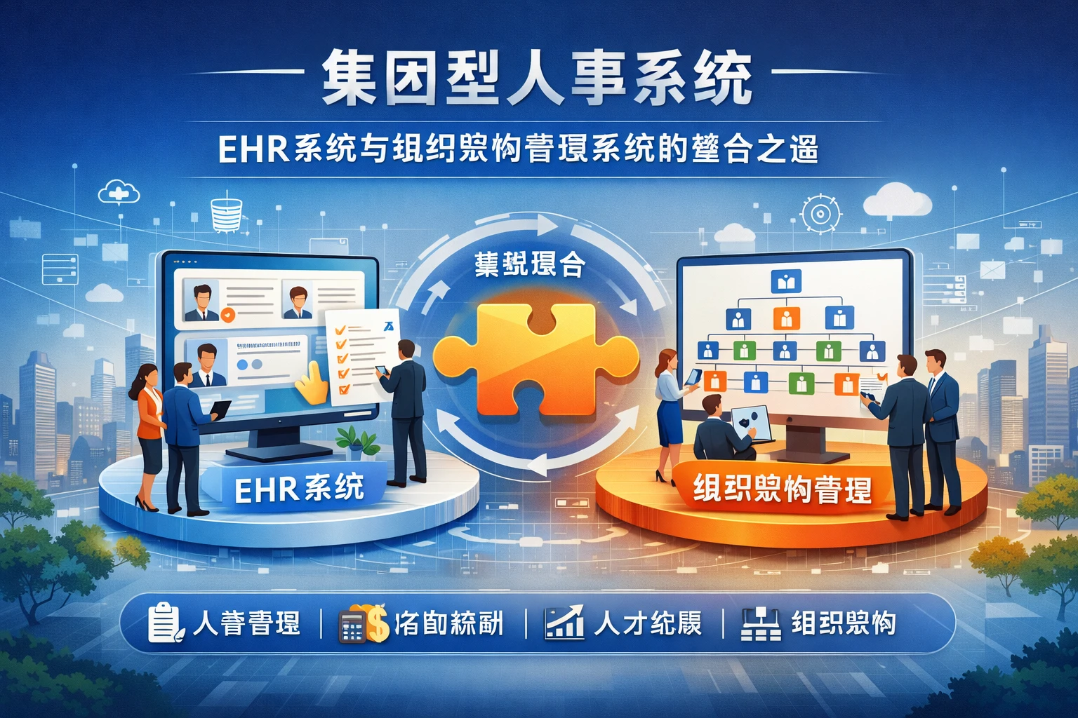 集团型人事系统：EHR系统与组织架构管理系统的整合之道