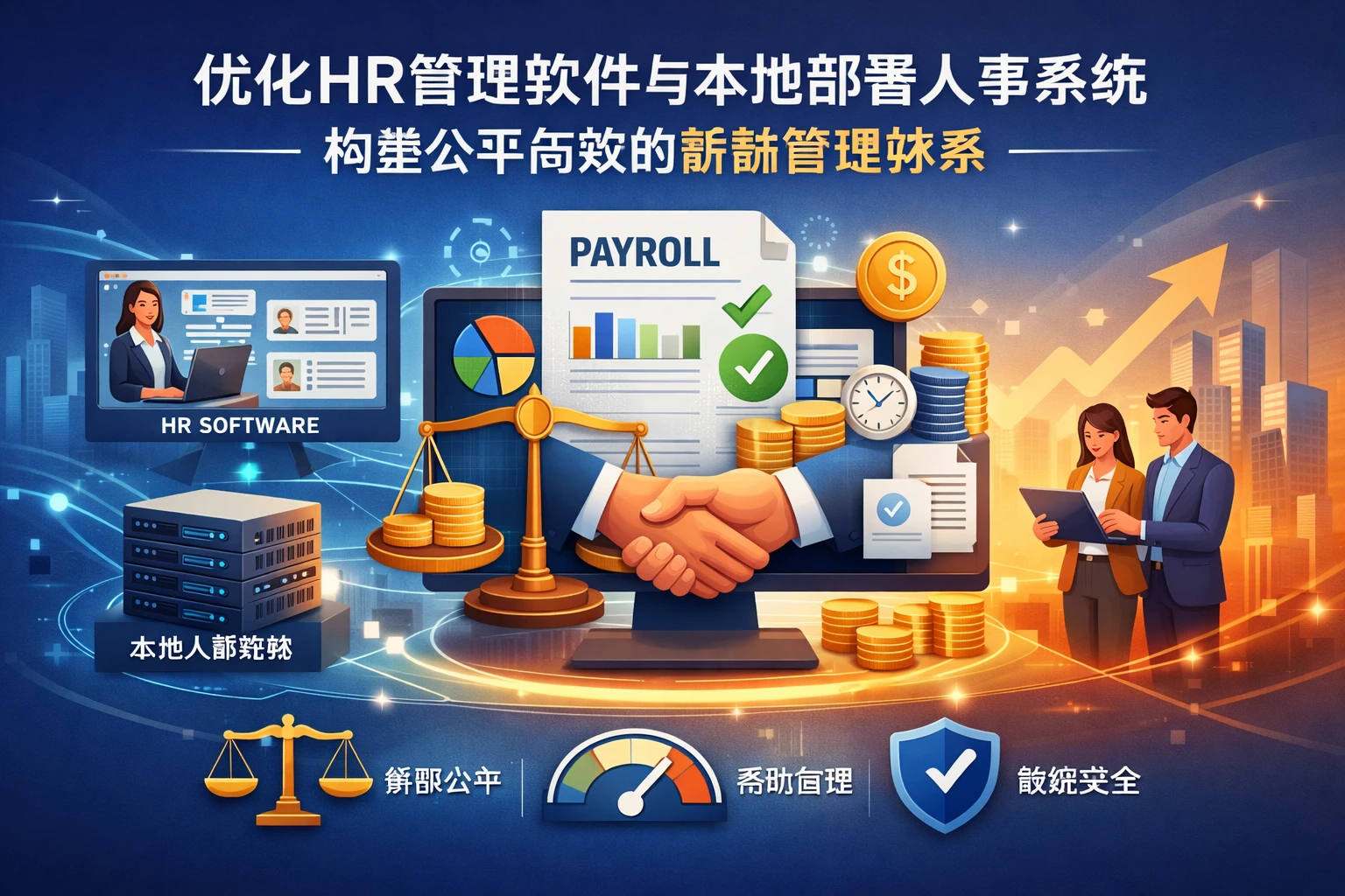 优化HR管理软件与本地部署人事系统，构建公平高效的薪酬管理体系