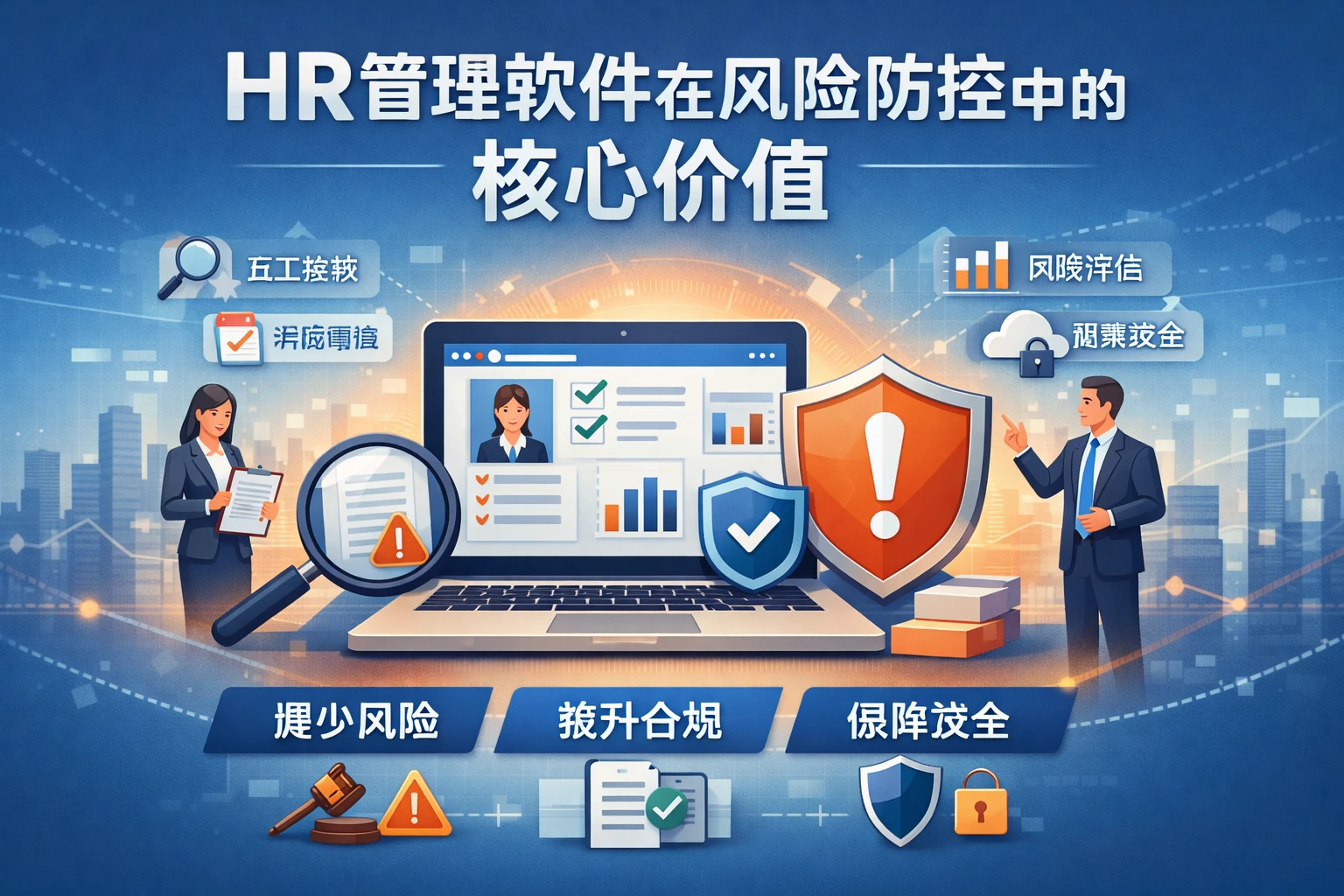 HR管理软件在风险防控中的核心价值