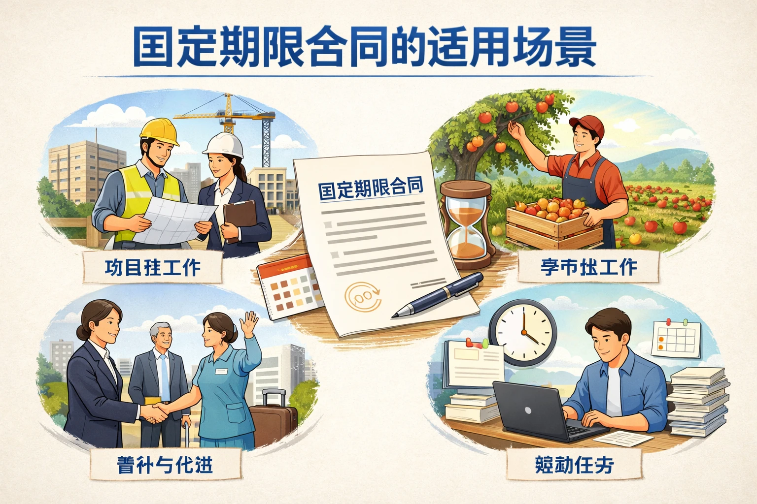 固定期限合同的适用场景