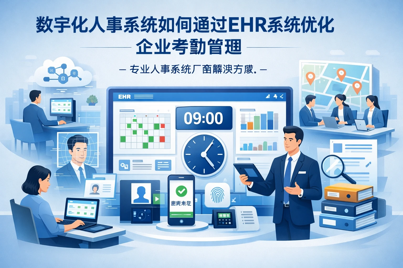 数字化人事系统如何通过EHR系统优化企业考勤管理 - 专业人事系统厂商解决方案