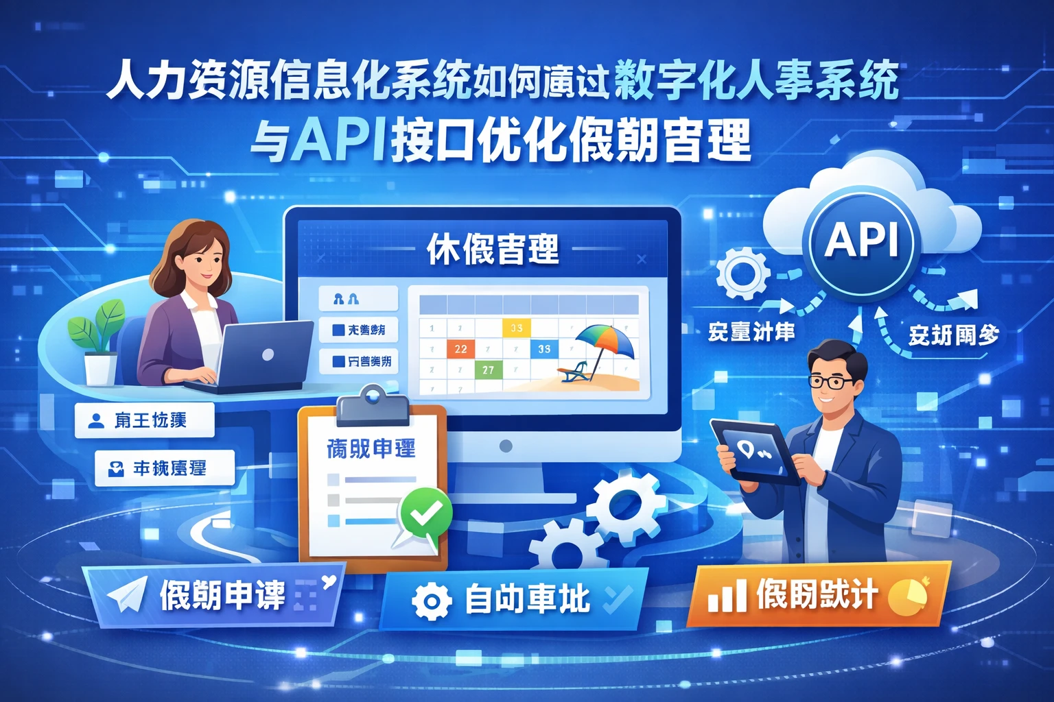人力资源信息化系统如何通过数字化人事系统与API接口优化假期管理