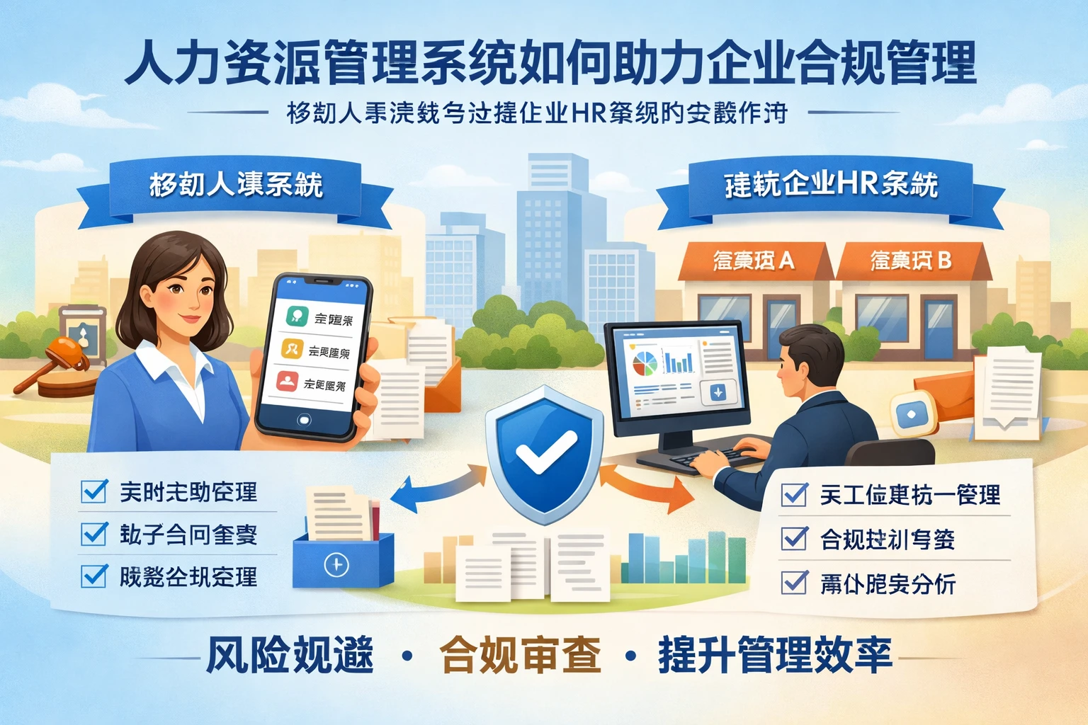 人力资源管理系统如何助力企业合规管理：移动人事系统与连锁企业HR系统的关键作用
