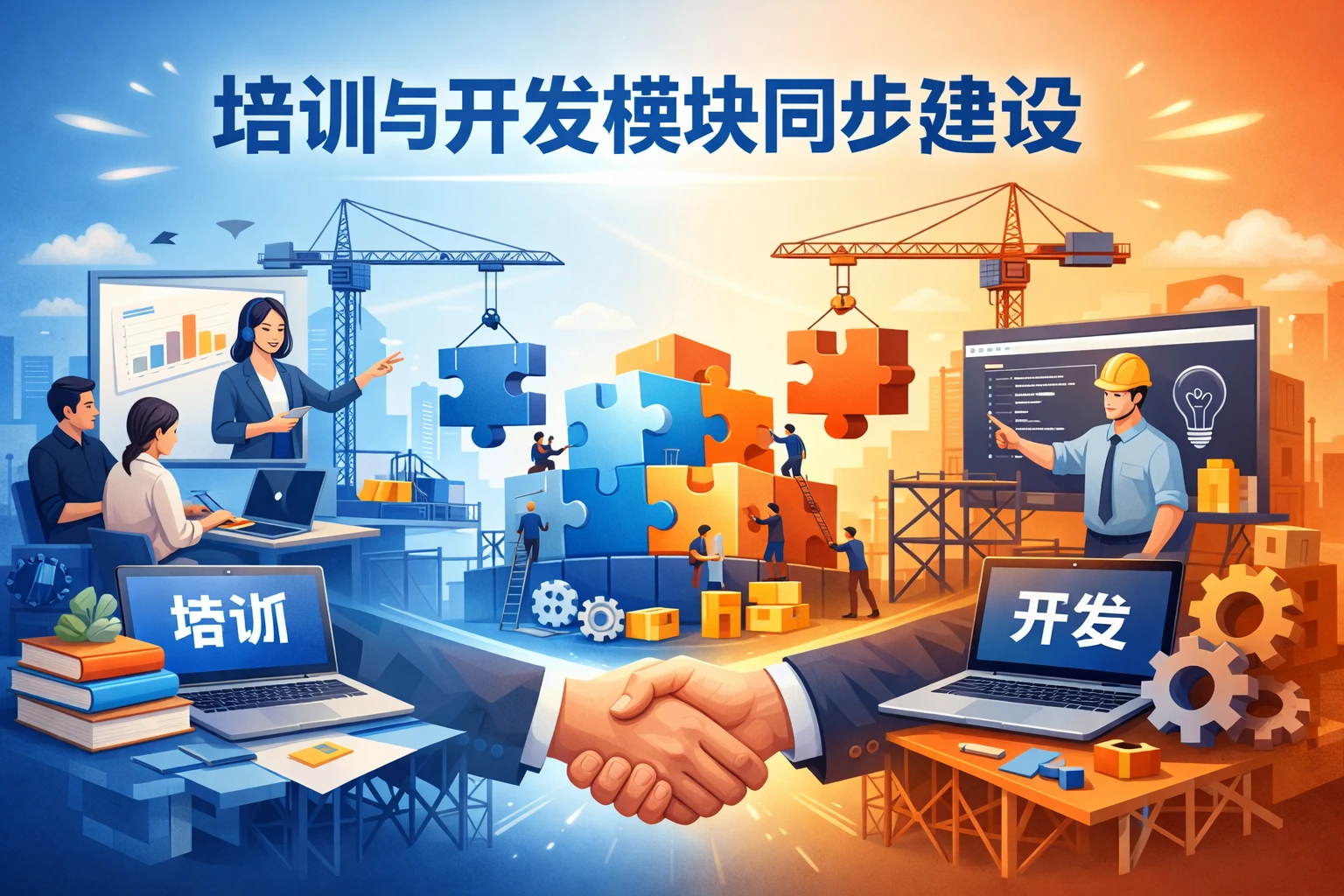 培训与开发模块同步建设