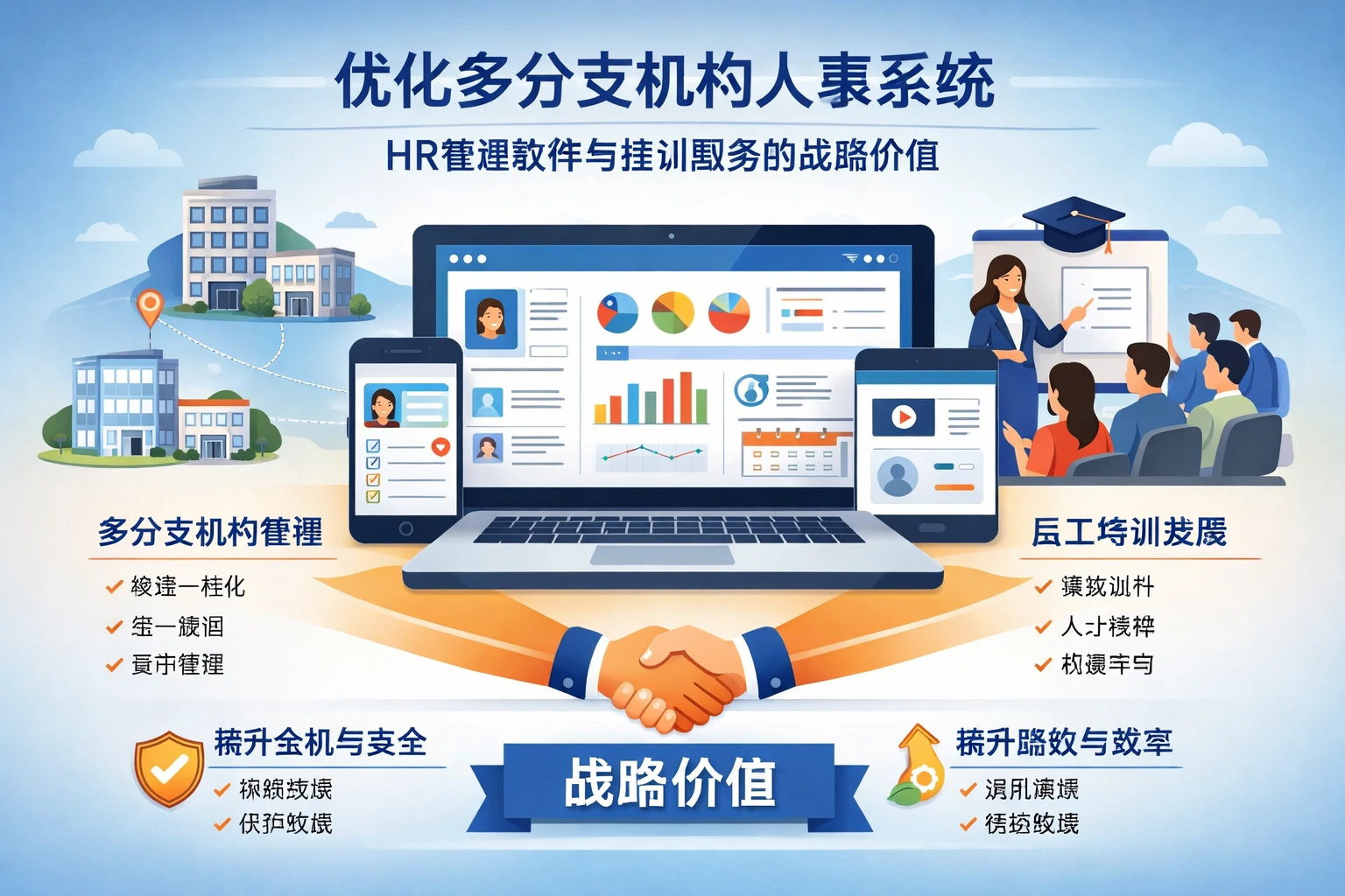 优化多分支机构人事系统：HR管理软件与培训服务的战略价值