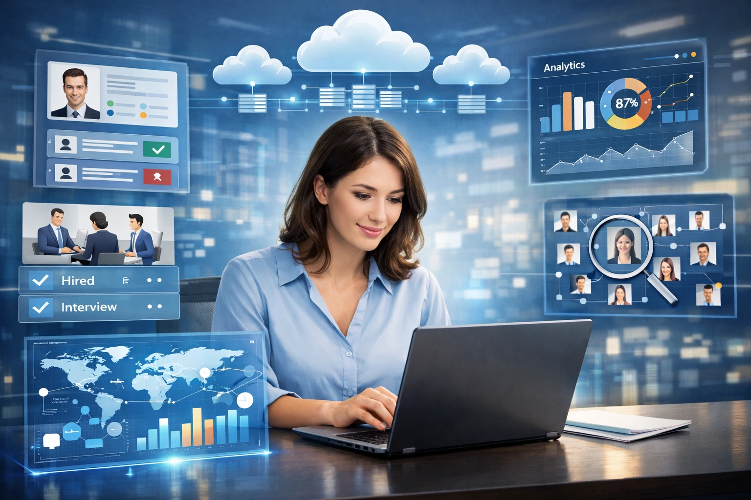 现代企业高效招聘与人才管理：人事管理系统、人事大数据系统与云人事系统的整合应用