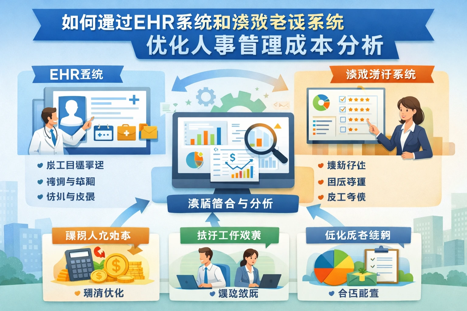 如何通过EHR系统和绩效考评系统优化人事管理成本分析