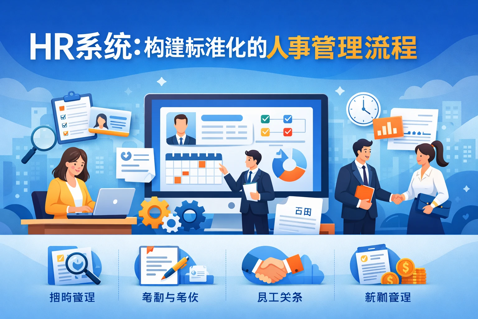 HR系统：构建标准化的人事管理流程