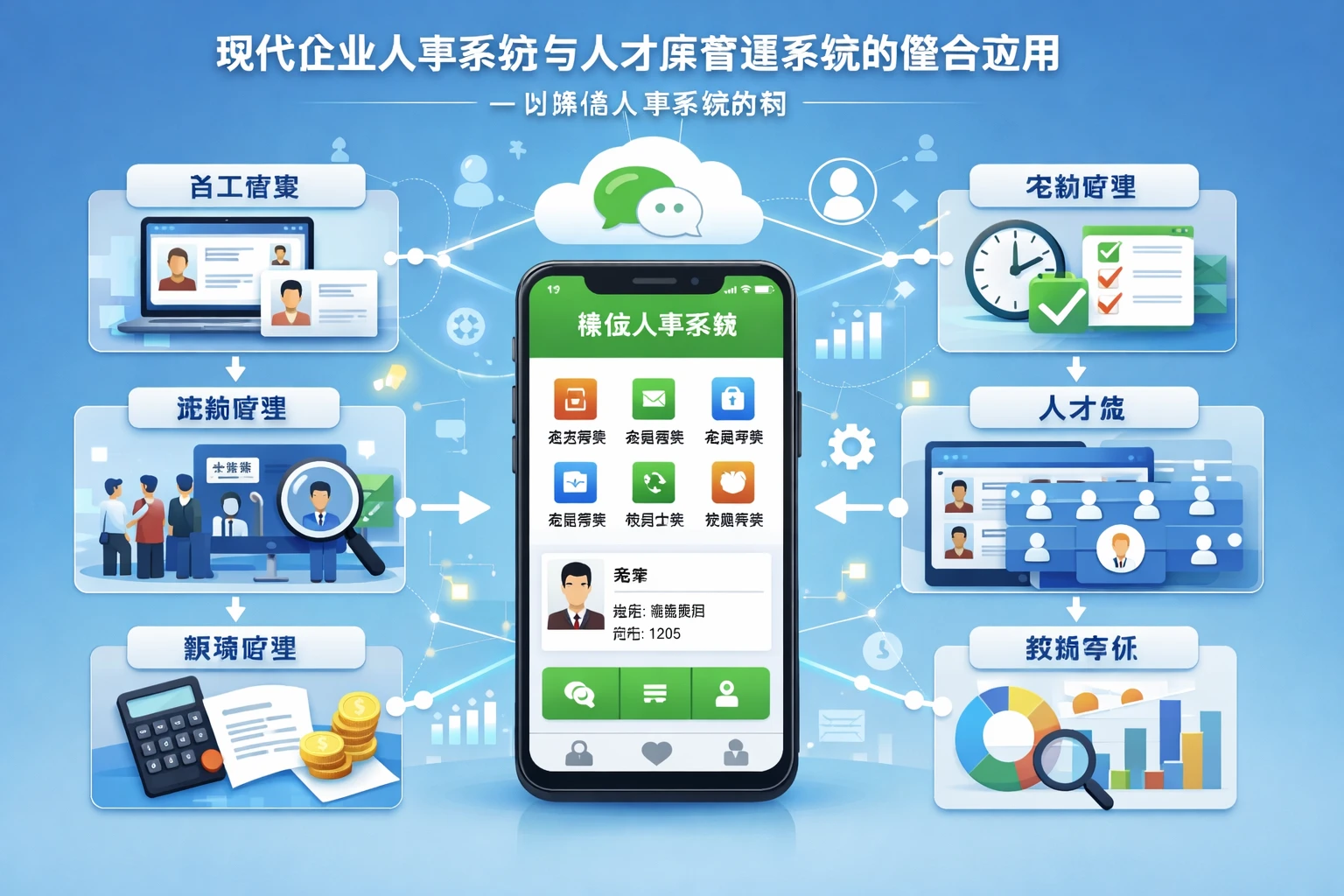 现代企业人事系统与人才库管理系统的整合应用：以微信人事系统为例