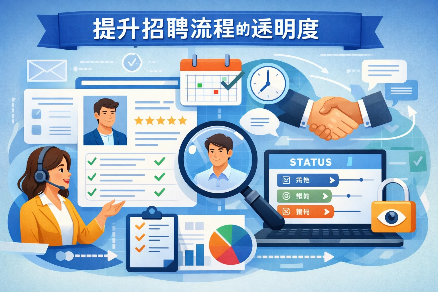 提升招聘流程的透明度