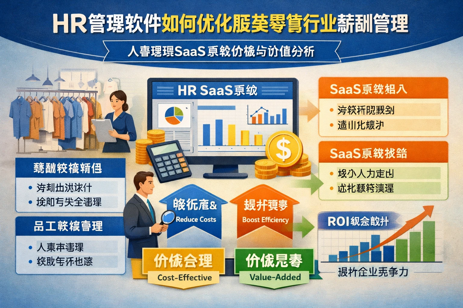HR管理软件如何优化服装零售行业薪酬管理——人事管理SaaS系统价格与价值分析