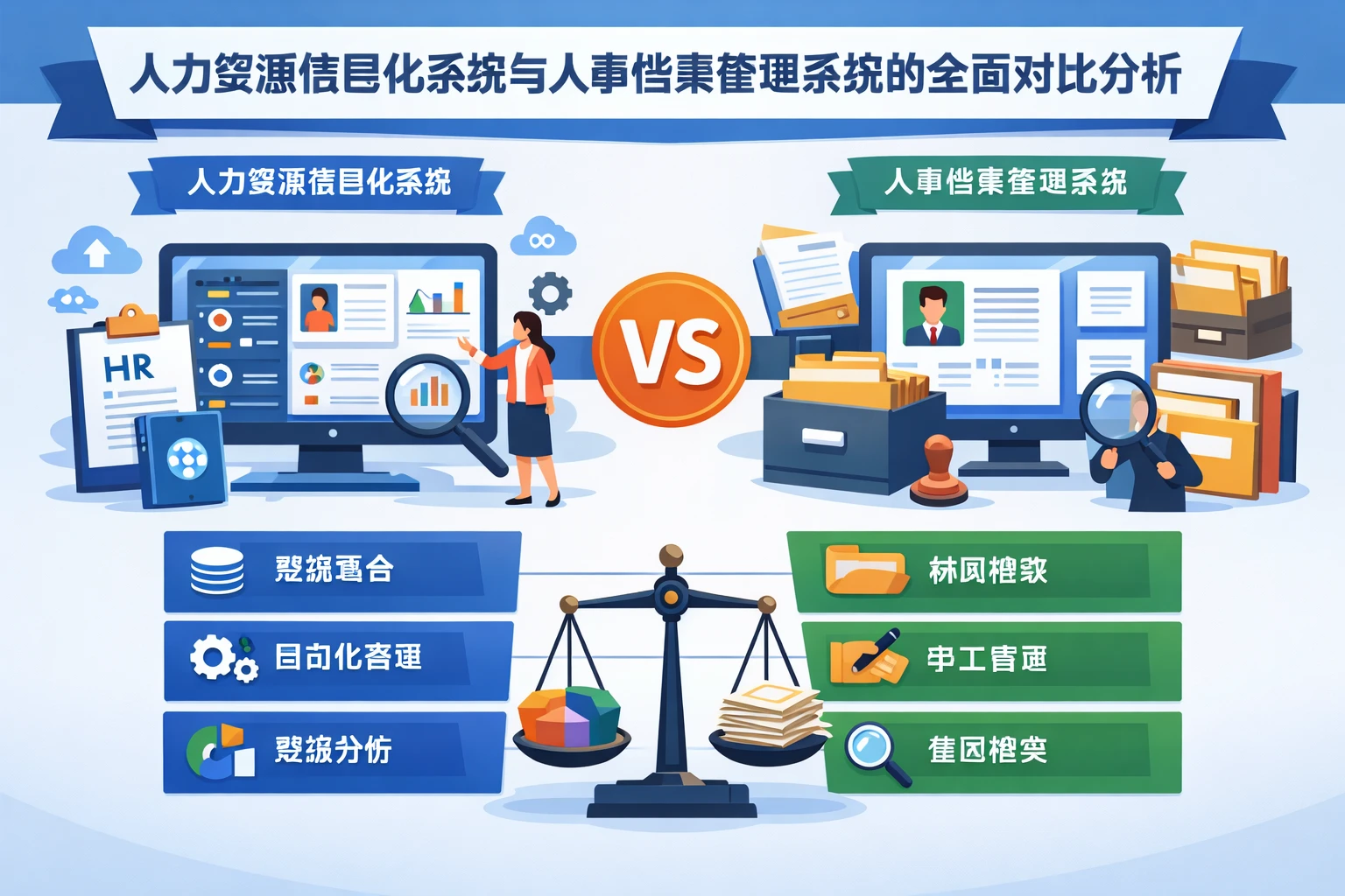 人力资源信息化系统与人事档案管理系统的全面对比分析