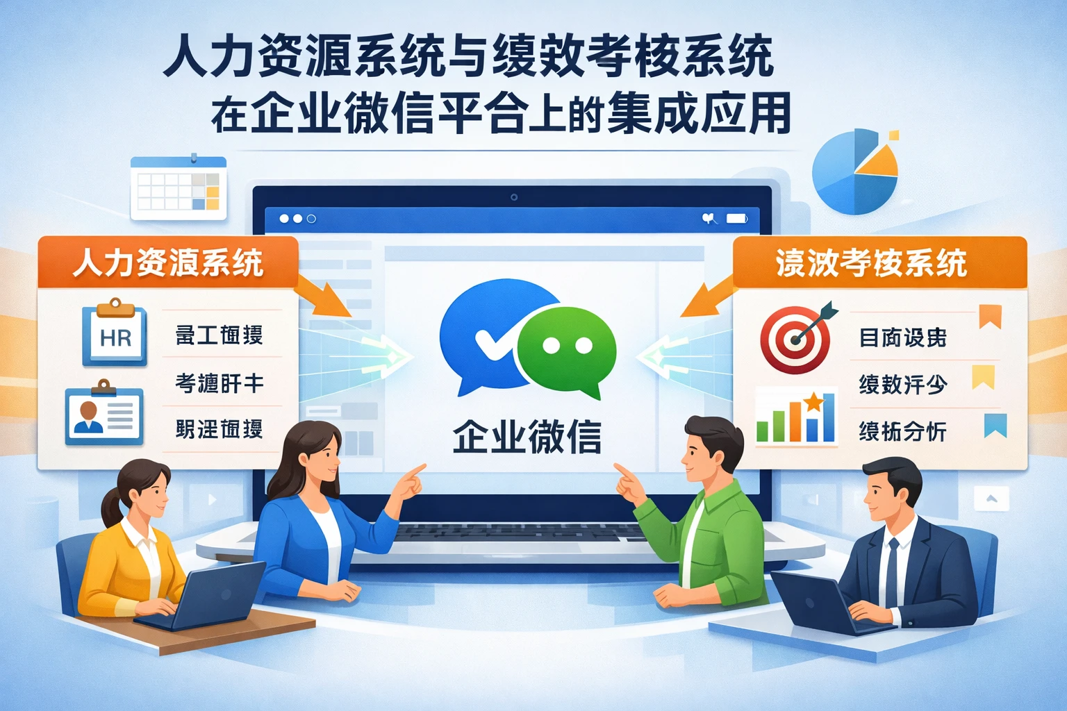 人力资源系统与绩效考核系统在企业微信平台上的集成应用